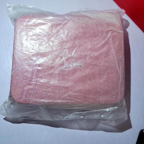 Louboutin Patent Red Case Vip Gift Box Zipper - Picture 2 of 7